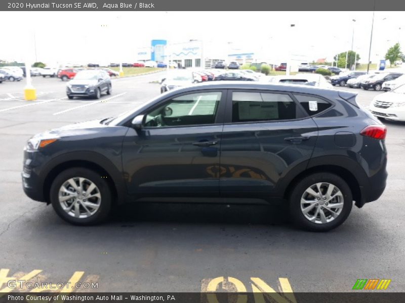 Aqua Blue / Black 2020 Hyundai Tucson SE AWD