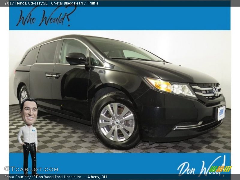 Crystal Black Pearl / Truffle 2017 Honda Odyssey SE