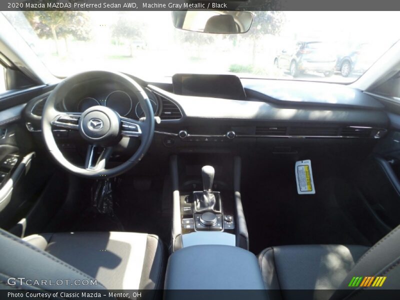 Machine Gray Metallic / Black 2020 Mazda MAZDA3 Preferred Sedan AWD