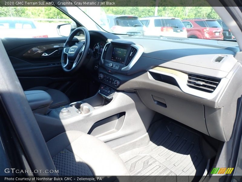 Graphite Gray Metallic / Jet Black 2020 GMC Terrain SLE AWD