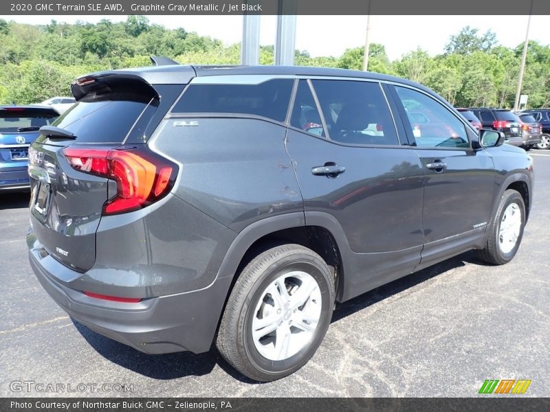 Graphite Gray Metallic / Jet Black 2020 GMC Terrain SLE AWD