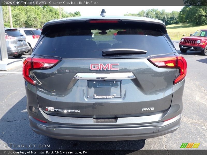 Graphite Gray Metallic / Jet Black 2020 GMC Terrain SLE AWD