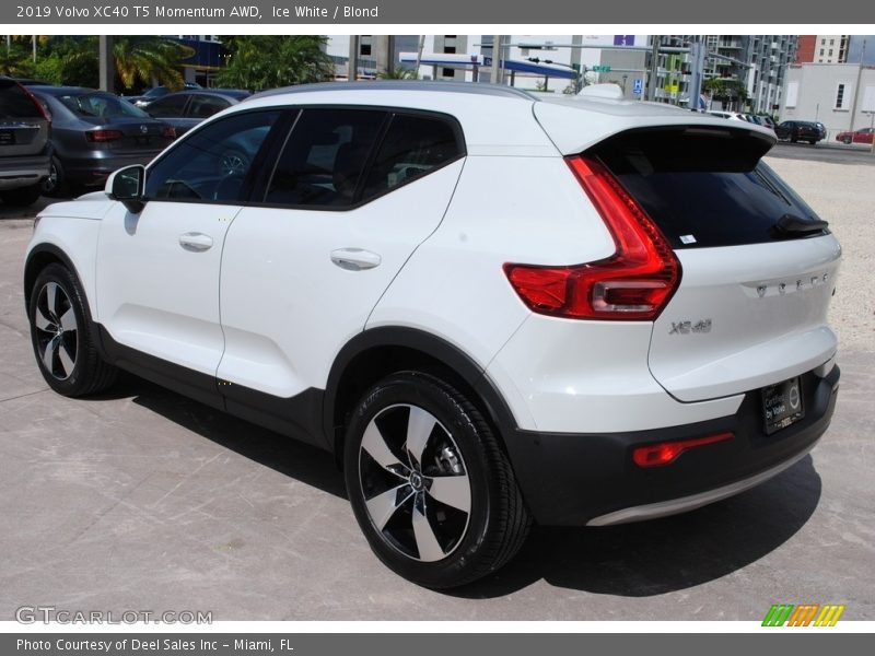 Ice White / Blond 2019 Volvo XC40 T5 Momentum AWD