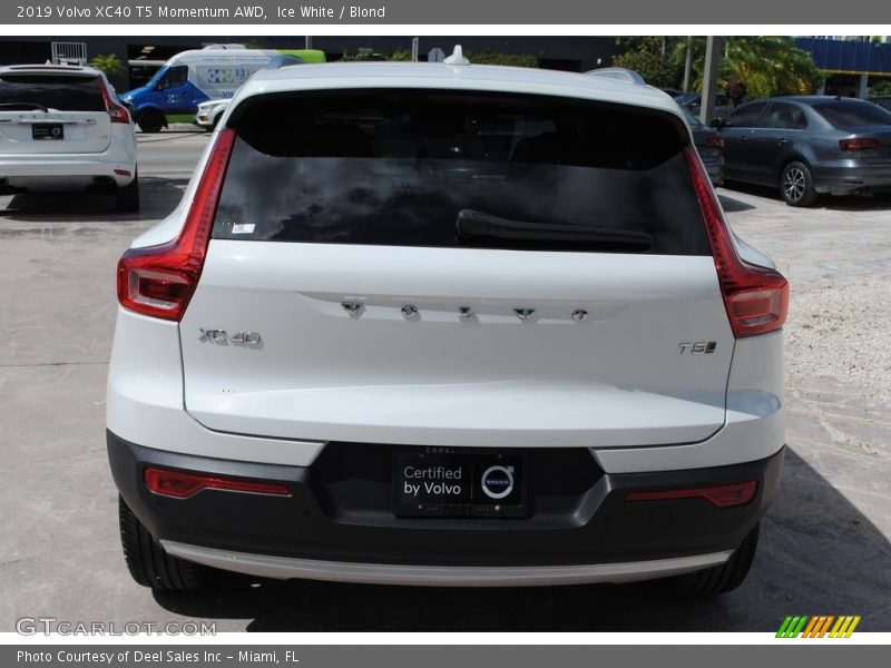 Ice White / Blond 2019 Volvo XC40 T5 Momentum AWD