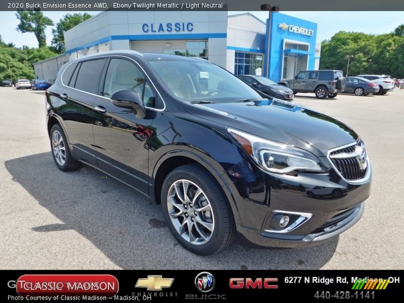 Ebony Twilight Metallic / Light Neutral 2020 Buick Envision Essence AWD