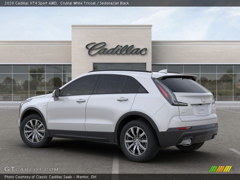 Crystal White Tricoat / Sedona/Jet Black 2020 Cadillac XT4 Sport AWD