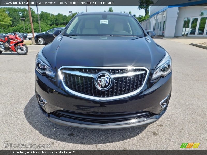 Ebony Twilight Metallic / Light Neutral 2020 Buick Envision Essence AWD