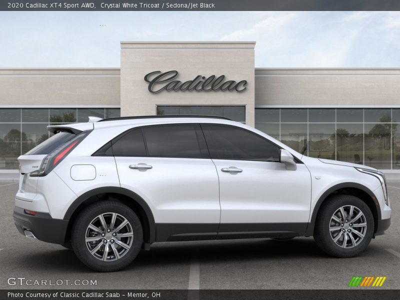Crystal White Tricoat / Sedona/Jet Black 2020 Cadillac XT4 Sport AWD