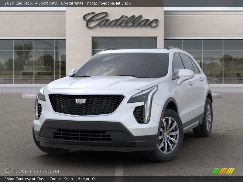 Crystal White Tricoat / Sedona/Jet Black 2020 Cadillac XT4 Sport AWD