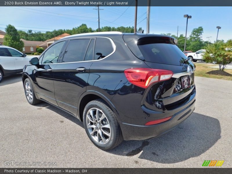Ebony Twilight Metallic / Light Neutral 2020 Buick Envision Essence AWD