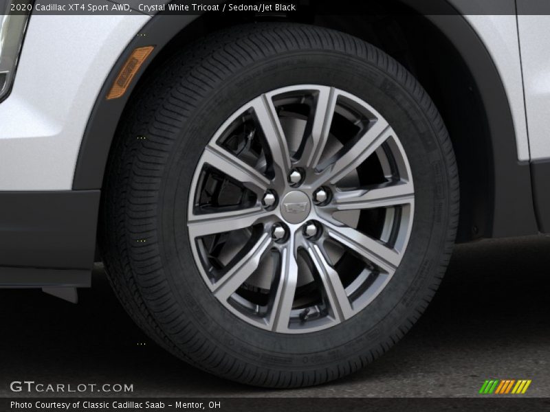 Crystal White Tricoat / Sedona/Jet Black 2020 Cadillac XT4 Sport AWD