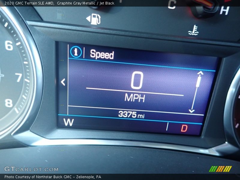 Graphite Gray Metallic / Jet Black 2020 GMC Terrain SLE AWD