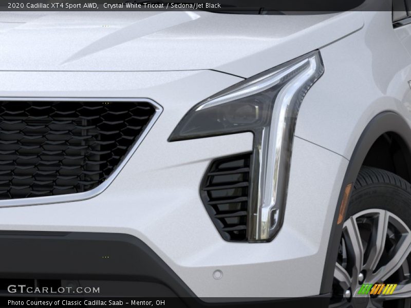 Crystal White Tricoat / Sedona/Jet Black 2020 Cadillac XT4 Sport AWD