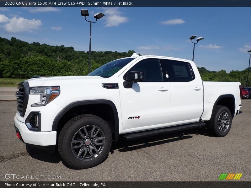 Front 3/4 View of 2020 Sierra 1500 AT4 Crew Cab 4WD