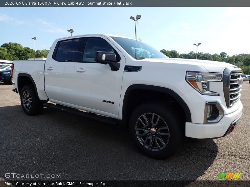 Summit White / Jet Black 2020 GMC Sierra 1500 AT4 Crew Cab 4WD