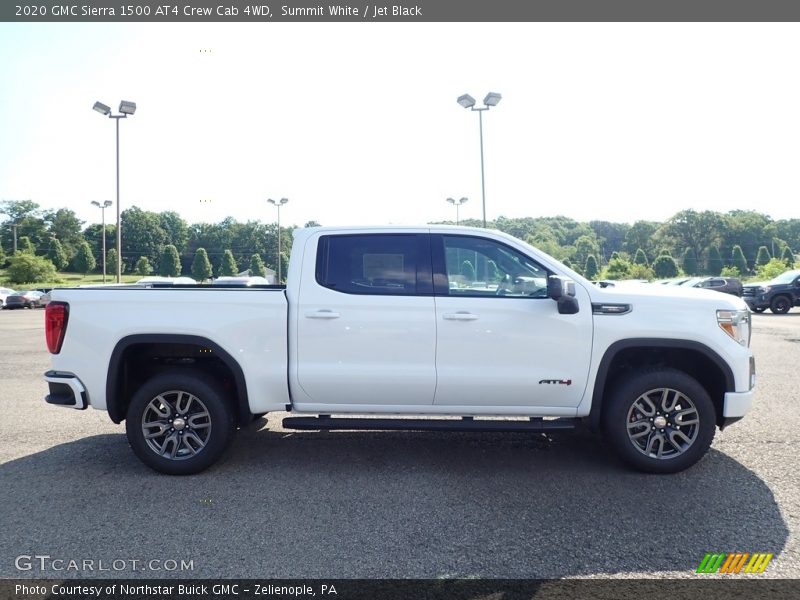 Summit White / Jet Black 2020 GMC Sierra 1500 AT4 Crew Cab 4WD