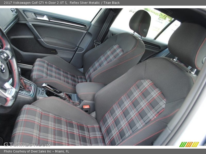 Reflex Silver Metallic / Titan Black 2017 Volkswagen Golf GTI 4-Door 2.0T S