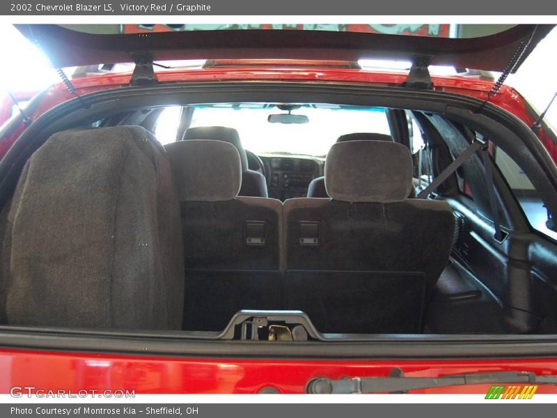 Victory Red / Graphite 2002 Chevrolet Blazer LS