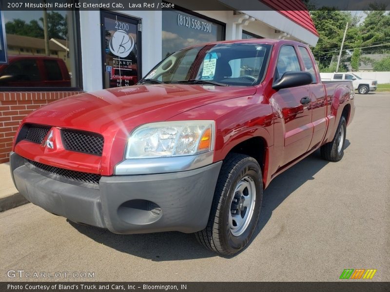 Lava Red / Slate 2007 Mitsubishi Raider LS Extended Cab