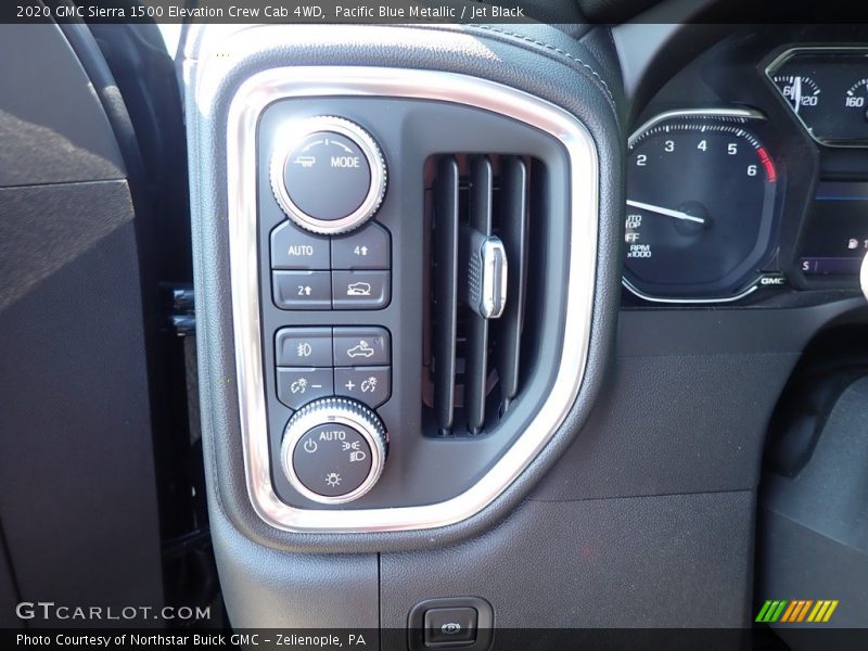 Pacific Blue Metallic / Jet Black 2020 GMC Sierra 1500 Elevation Crew Cab 4WD
