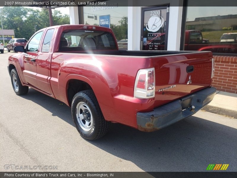 Lava Red / Slate 2007 Mitsubishi Raider LS Extended Cab