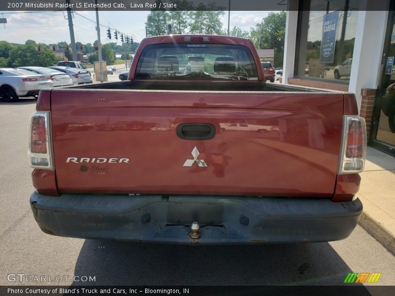 Lava Red / Slate 2007 Mitsubishi Raider LS Extended Cab