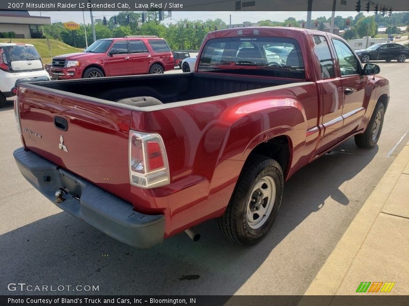 Lava Red / Slate 2007 Mitsubishi Raider LS Extended Cab