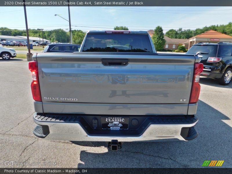 Satin Steel Metallic / Jet Black 2020 Chevrolet Silverado 1500 LT Double Cab 4x4