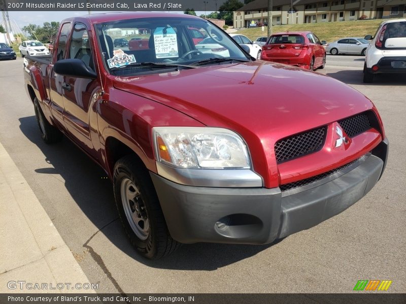 Lava Red / Slate 2007 Mitsubishi Raider LS Extended Cab