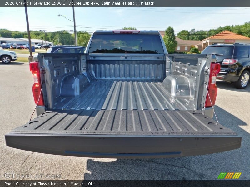 Satin Steel Metallic / Jet Black 2020 Chevrolet Silverado 1500 LT Double Cab 4x4