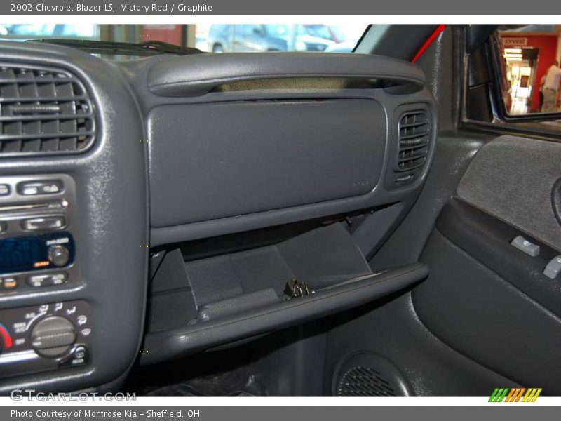Victory Red / Graphite 2002 Chevrolet Blazer LS