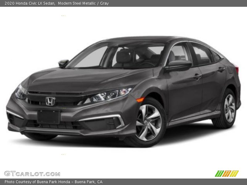 Modern Steel Metallic / Gray 2020 Honda Civic LX Sedan