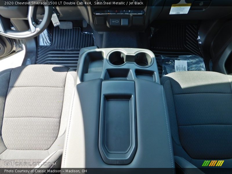 Satin Steel Metallic / Jet Black 2020 Chevrolet Silverado 1500 LT Double Cab 4x4