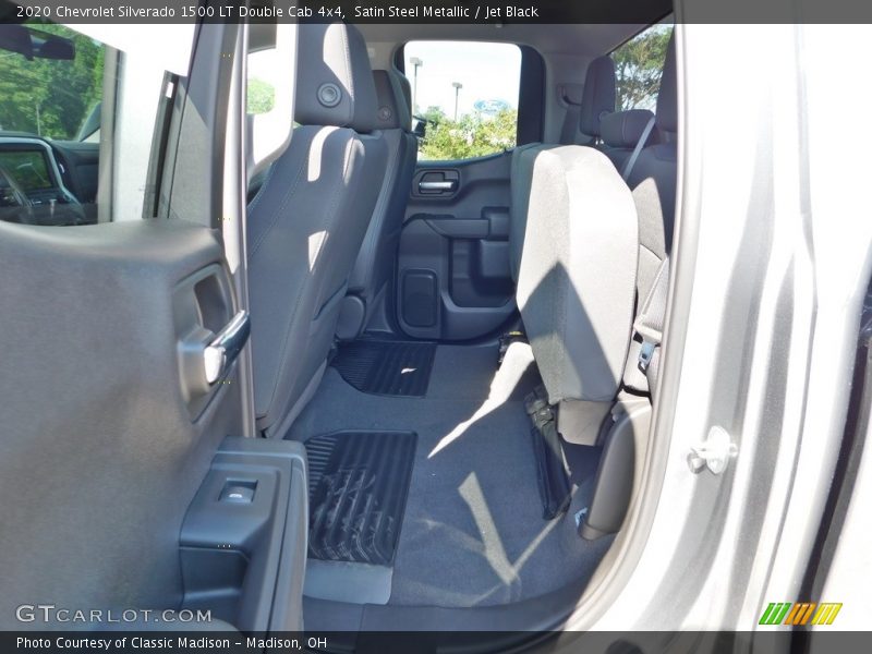 Satin Steel Metallic / Jet Black 2020 Chevrolet Silverado 1500 LT Double Cab 4x4