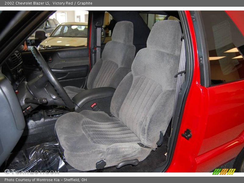 Victory Red / Graphite 2002 Chevrolet Blazer LS