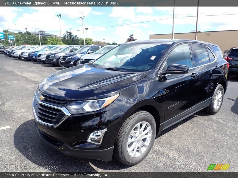 Mosaic Black Metallic / Jet Black 2020 Chevrolet Equinox LT AWD