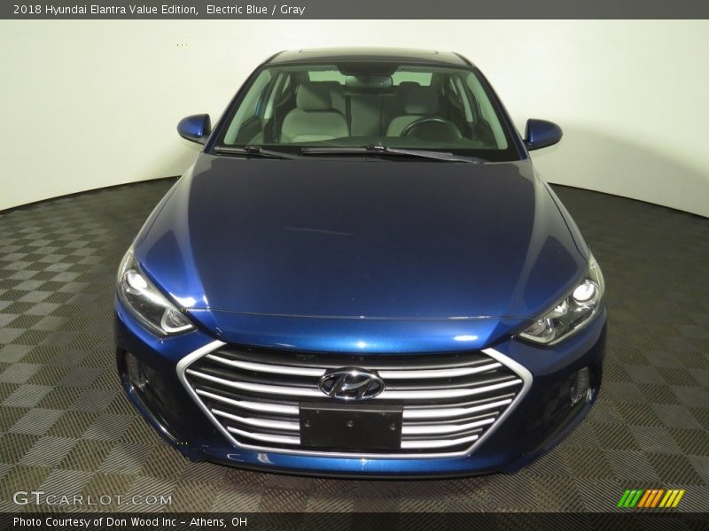 Electric Blue / Gray 2018 Hyundai Elantra Value Edition