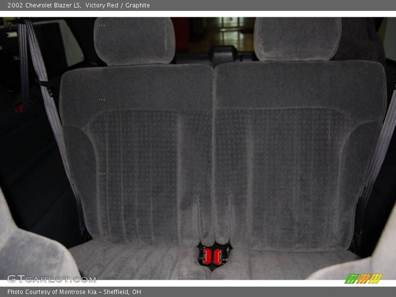 Victory Red / Graphite 2002 Chevrolet Blazer LS