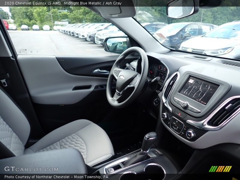 Midnight Blue Metallic / Ash Gray 2020 Chevrolet Equinox LS AWD