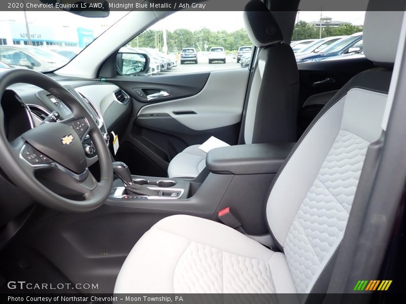 Midnight Blue Metallic / Ash Gray 2020 Chevrolet Equinox LS AWD