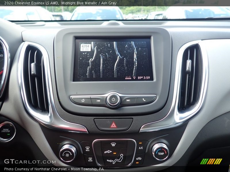 Midnight Blue Metallic / Ash Gray 2020 Chevrolet Equinox LS AWD