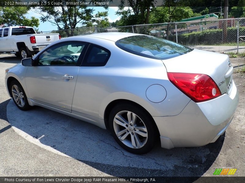 Brilliant Silver / Charcoal 2012 Nissan Altima 2.5 S Coupe
