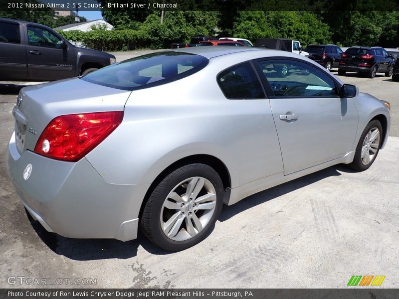 Brilliant Silver / Charcoal 2012 Nissan Altima 2.5 S Coupe