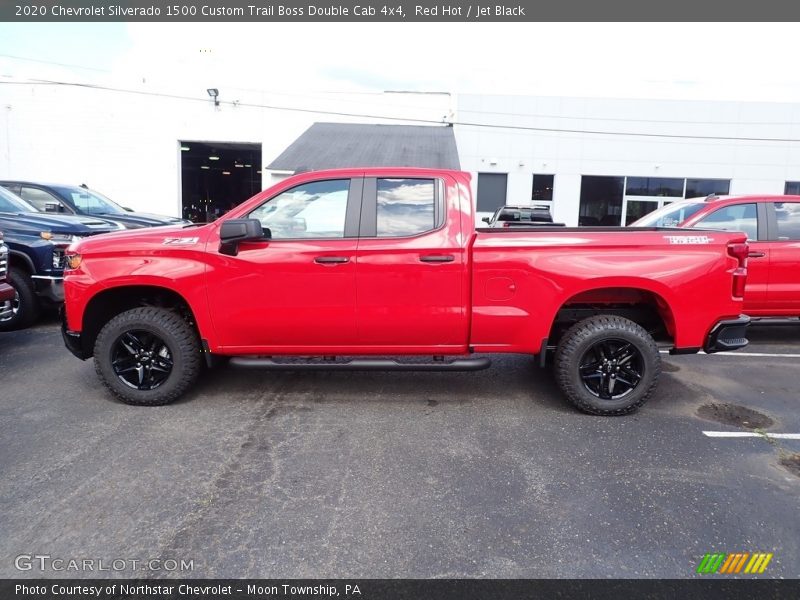Red Hot / Jet Black 2020 Chevrolet Silverado 1500 Custom Trail Boss Double Cab 4x4