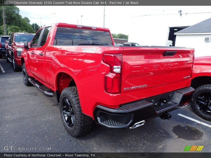 Red Hot / Jet Black 2020 Chevrolet Silverado 1500 Custom Trail Boss Double Cab 4x4