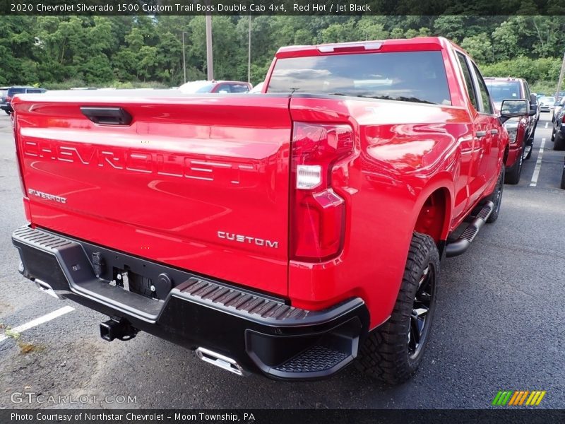 Red Hot / Jet Black 2020 Chevrolet Silverado 1500 Custom Trail Boss Double Cab 4x4