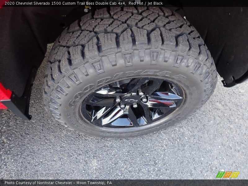 Red Hot / Jet Black 2020 Chevrolet Silverado 1500 Custom Trail Boss Double Cab 4x4