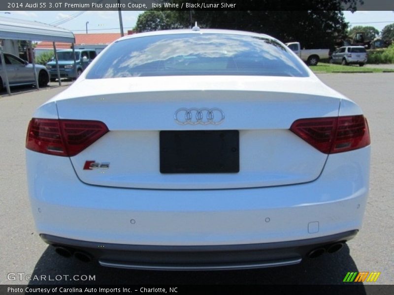 Ibis White / Black/Lunar Silver 2014 Audi S5 3.0T Premium Plus quattro Coupe