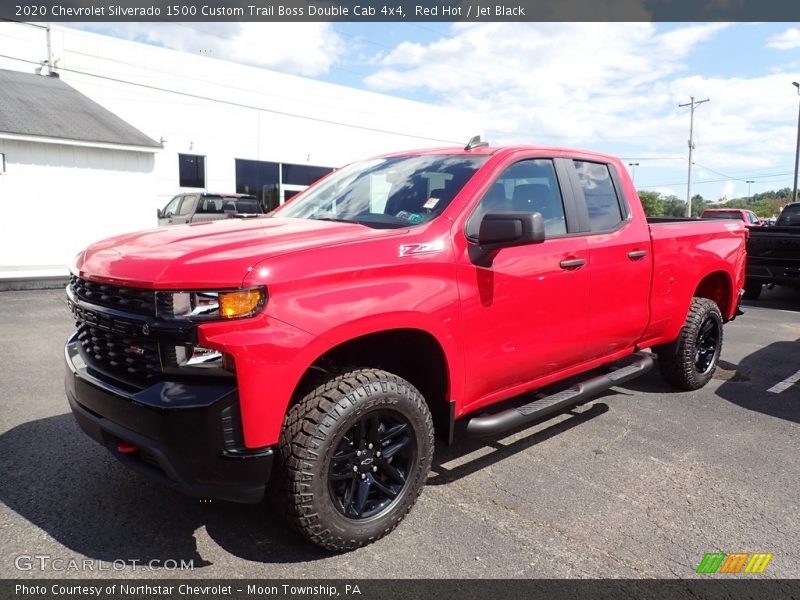 Red Hot / Jet Black 2020 Chevrolet Silverado 1500 Custom Trail Boss Double Cab 4x4