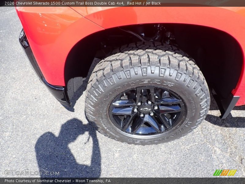Red Hot / Jet Black 2020 Chevrolet Silverado 1500 Custom Trail Boss Double Cab 4x4